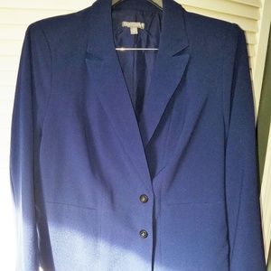 Navy Dress with Blazer